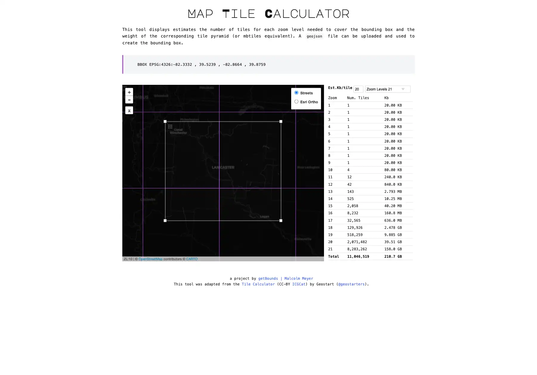Tilesize